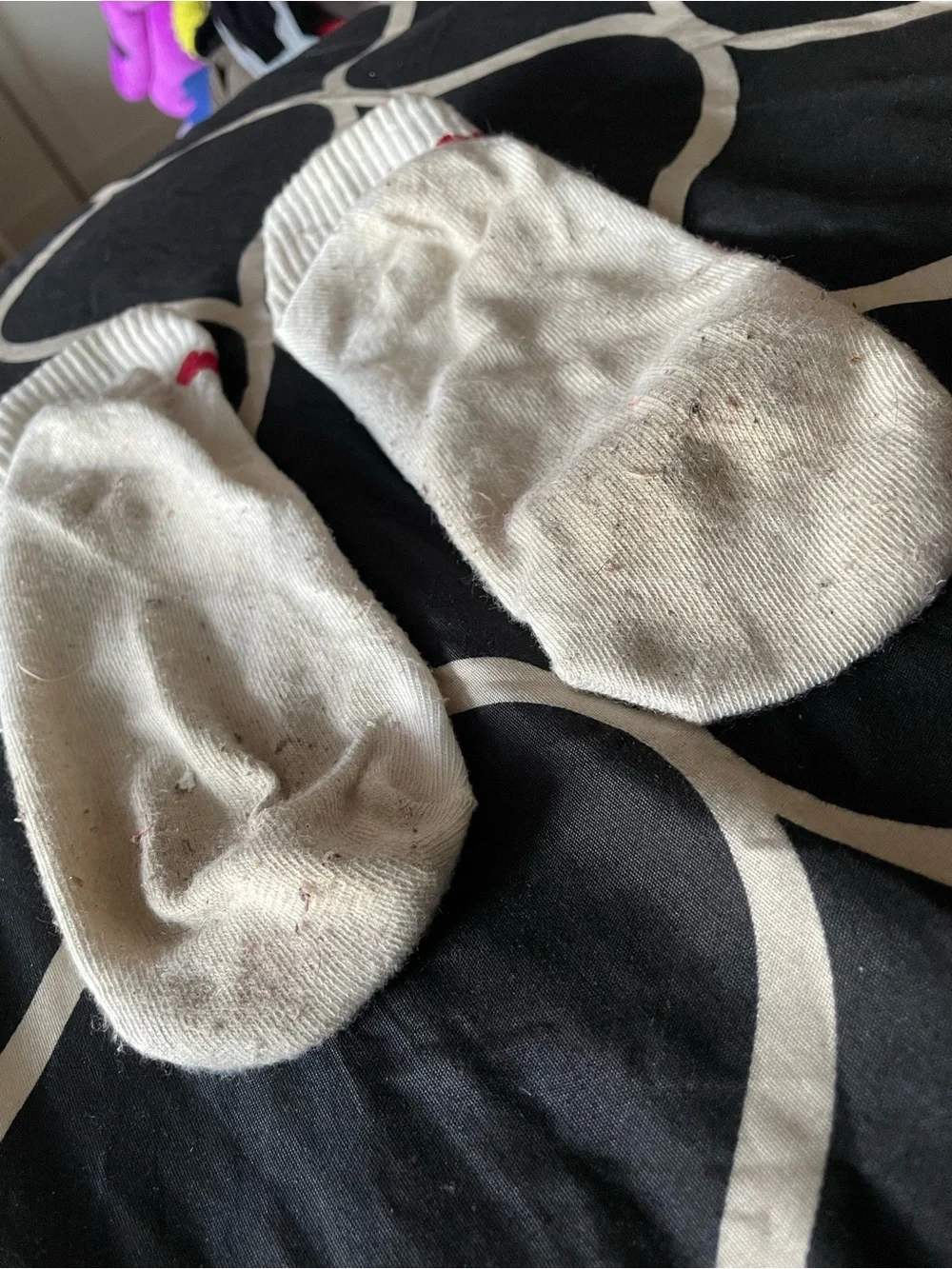 White Ankle Socks- Well Worn